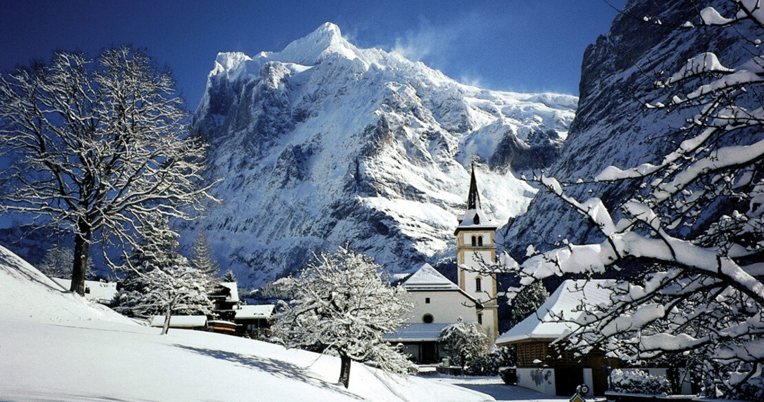 Luxury chalets and hotels in Grindelwald resort, Switzerland