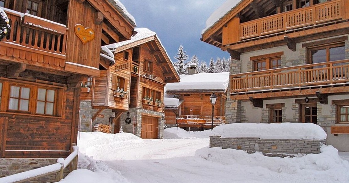 Luxury ski resort Courchevel France