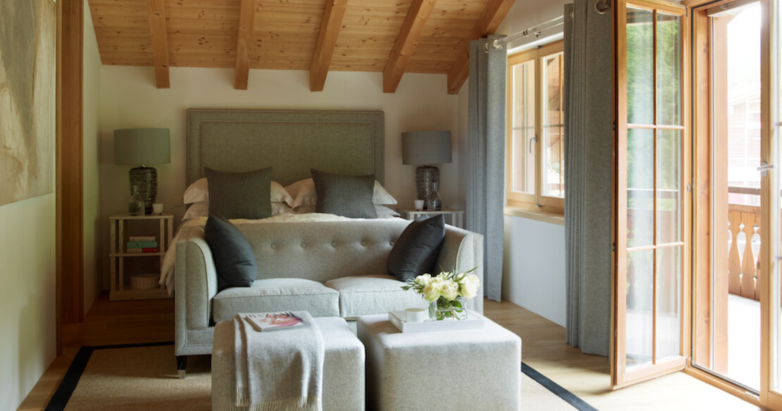 Luxury chalets in Klosters - Haus Alpina bedroom