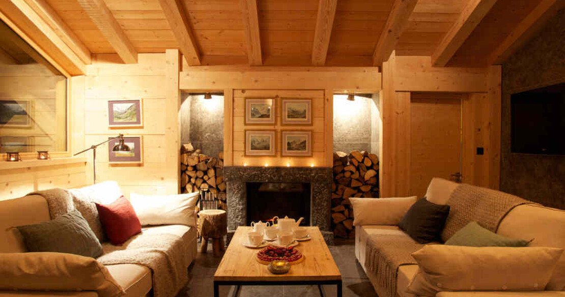 Chalet Granit Argentiere - sitting room