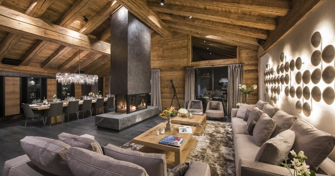 Chalet Aconcagua Zermatt - living room