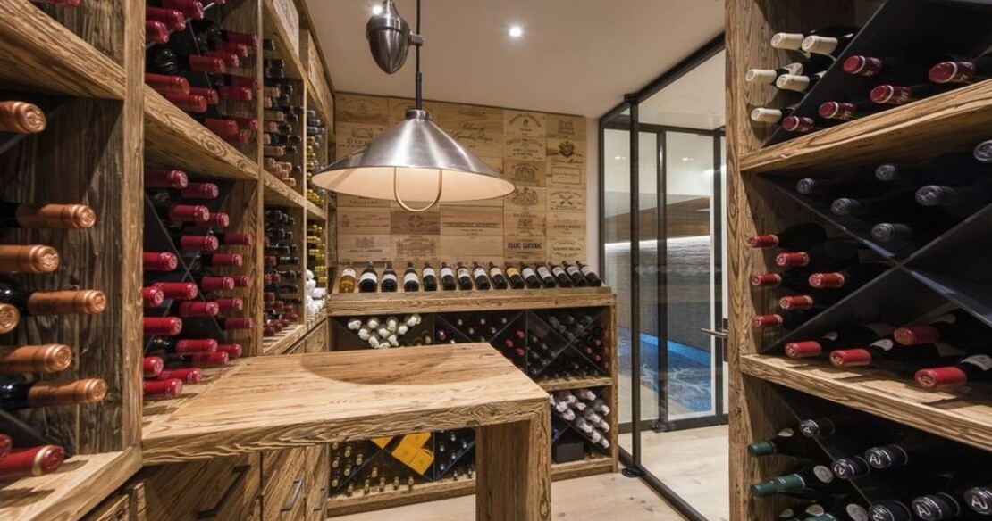 Chalet La Vigne, Verbier, wine cellar