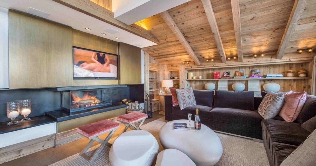 Chalet Cryst'Aile, Courchevel 1850, living room