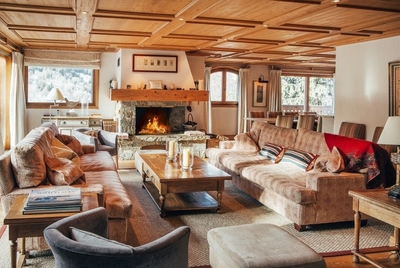 Chalet Bellevue, Meribel, the main sitting room