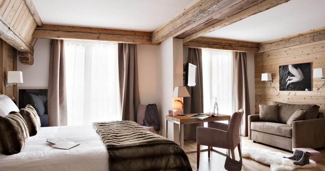 Luxury hotel Au Coeur Du Village, La Clusaz, bedroom