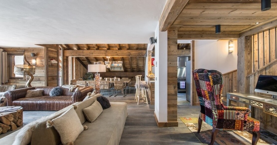 Chalet Cerf Rouge - Living room