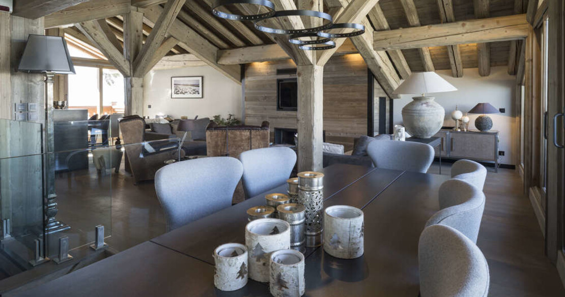 Chalet Colombe Courchevel dining