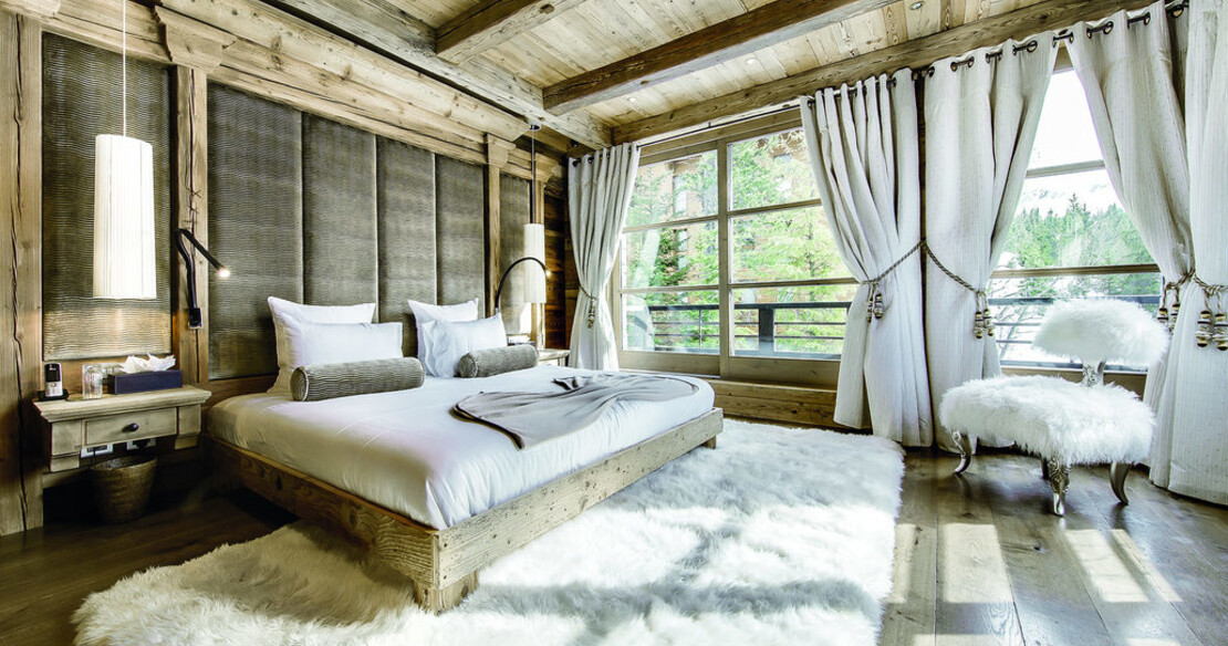Chalet Black Pearl Courchevel bedroom