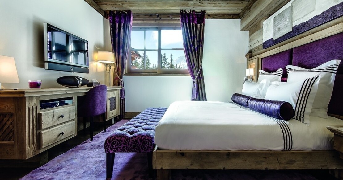 Chalet Black Pearl Courchevel bedroom
