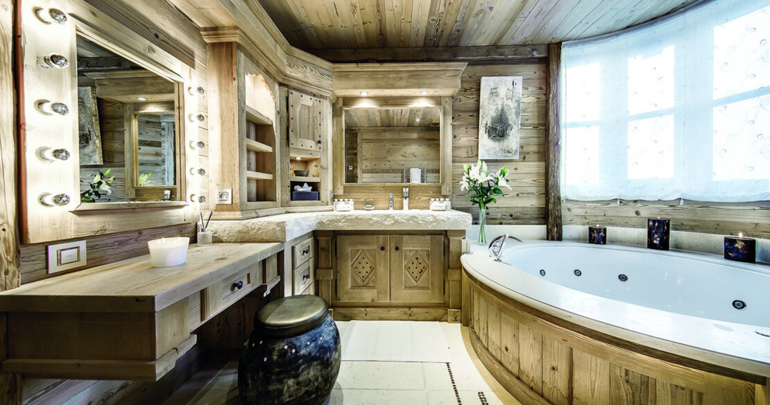 Chalet Black Pearl Courchevel bathroom