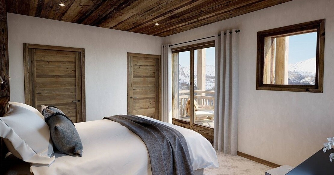 Chalet Pure White Crystal - bedroom